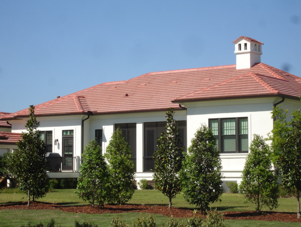 Florida tile roof on a residential home in a High Velocity Hurricane Zone county